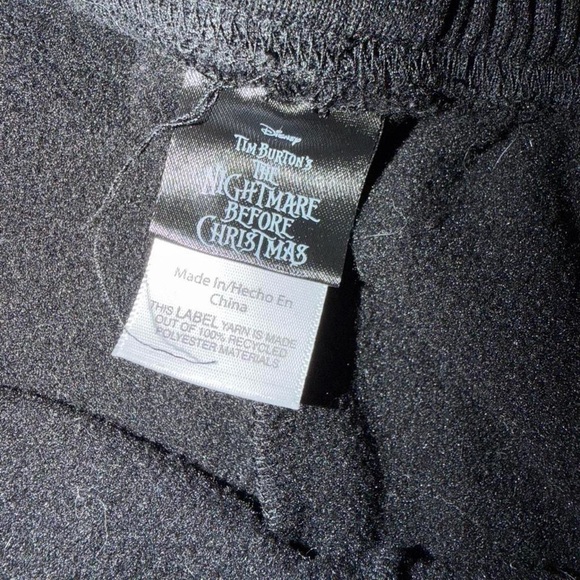 Disney Pajama/Sweatpants flared Bottoms - Black with Pink Accents - Picture 2 of 3